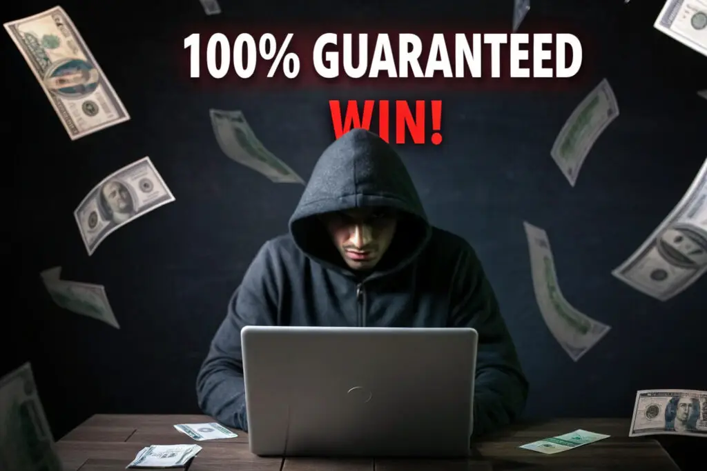 Fake tipster scams with 100% guaranteed win claims