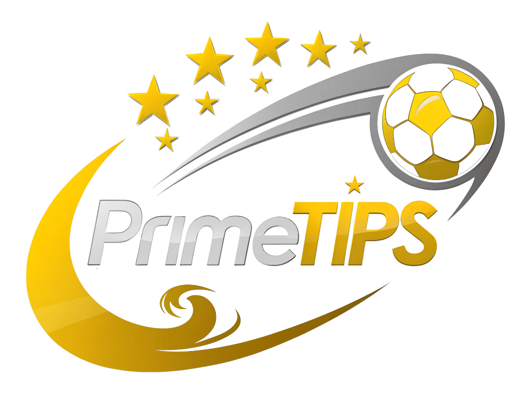 PrimeTips footer logo with stars and football, premium betting strategies